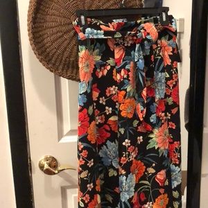 Cropped flare Zara work pants